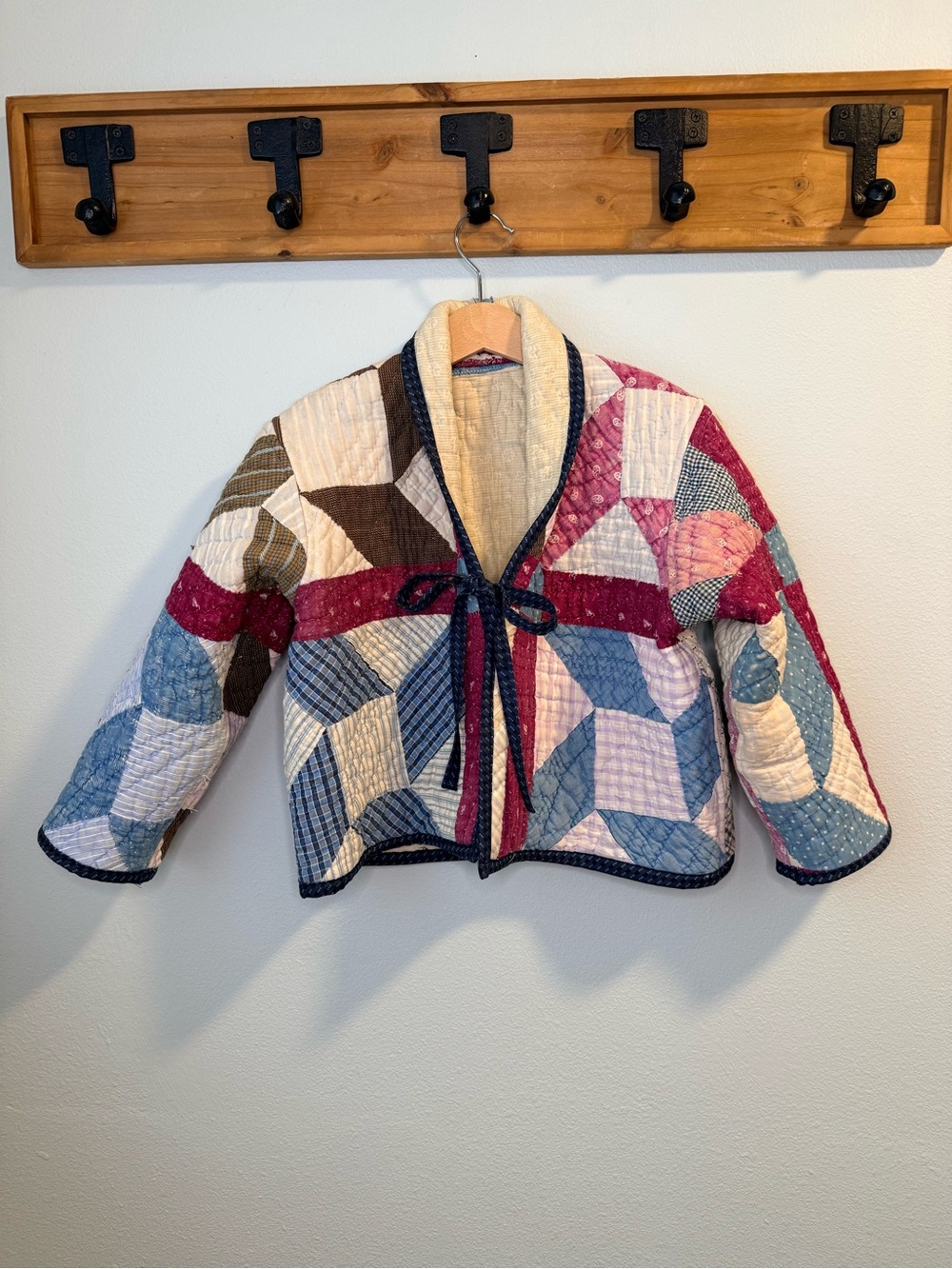 Handmade size 4/5 Quilt Jacket- Vintage Patchwork